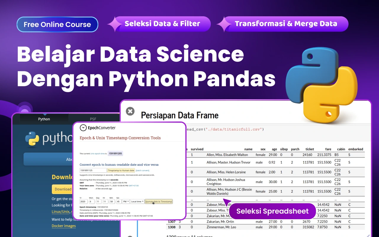 Kelas Belajar Data Science dengan Python Pandas di BuildWithAngga